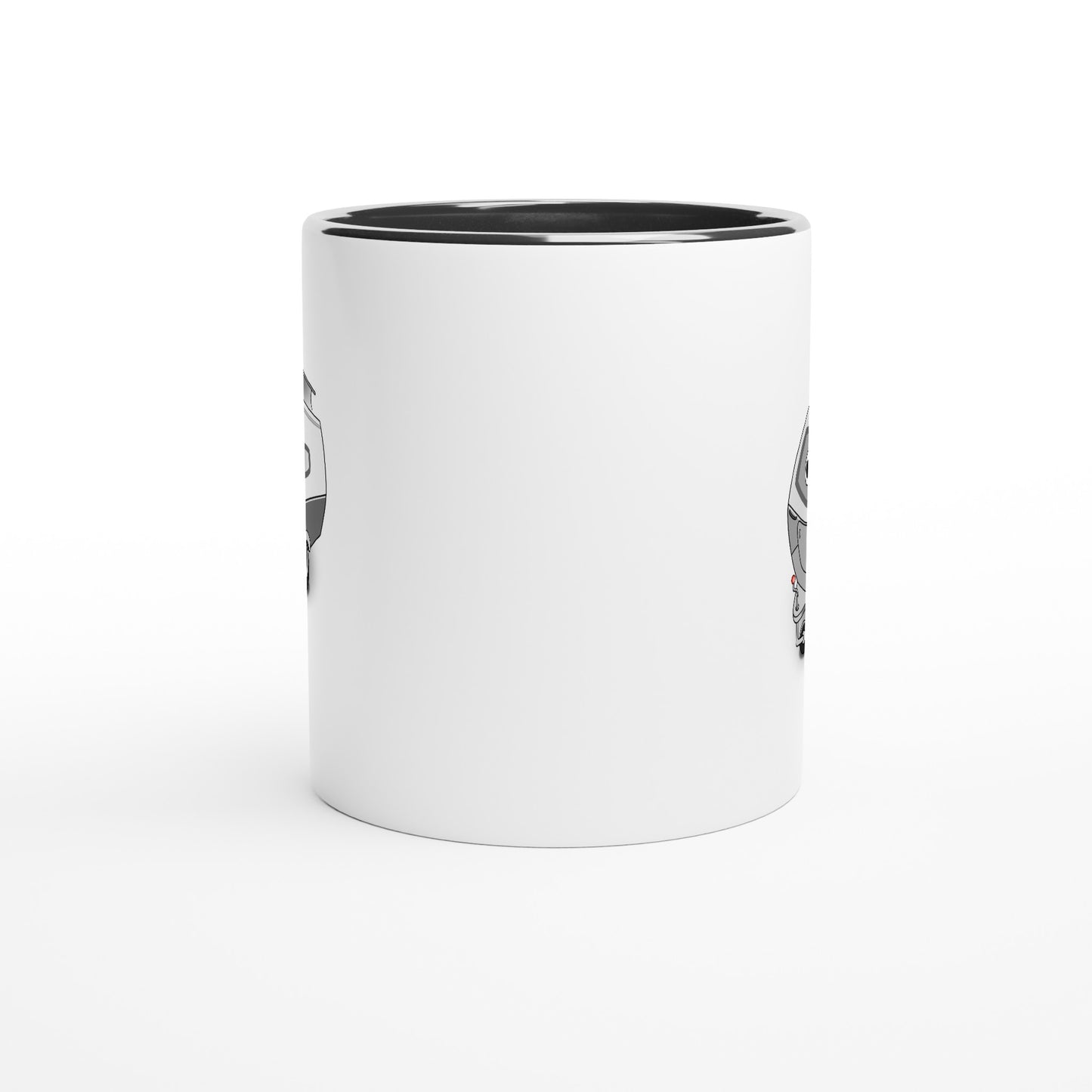 Das Bild zeigt eine Beispielaufnahme von dem Becher mit dem aufgedruckten Cartoon „Trollinchen“.