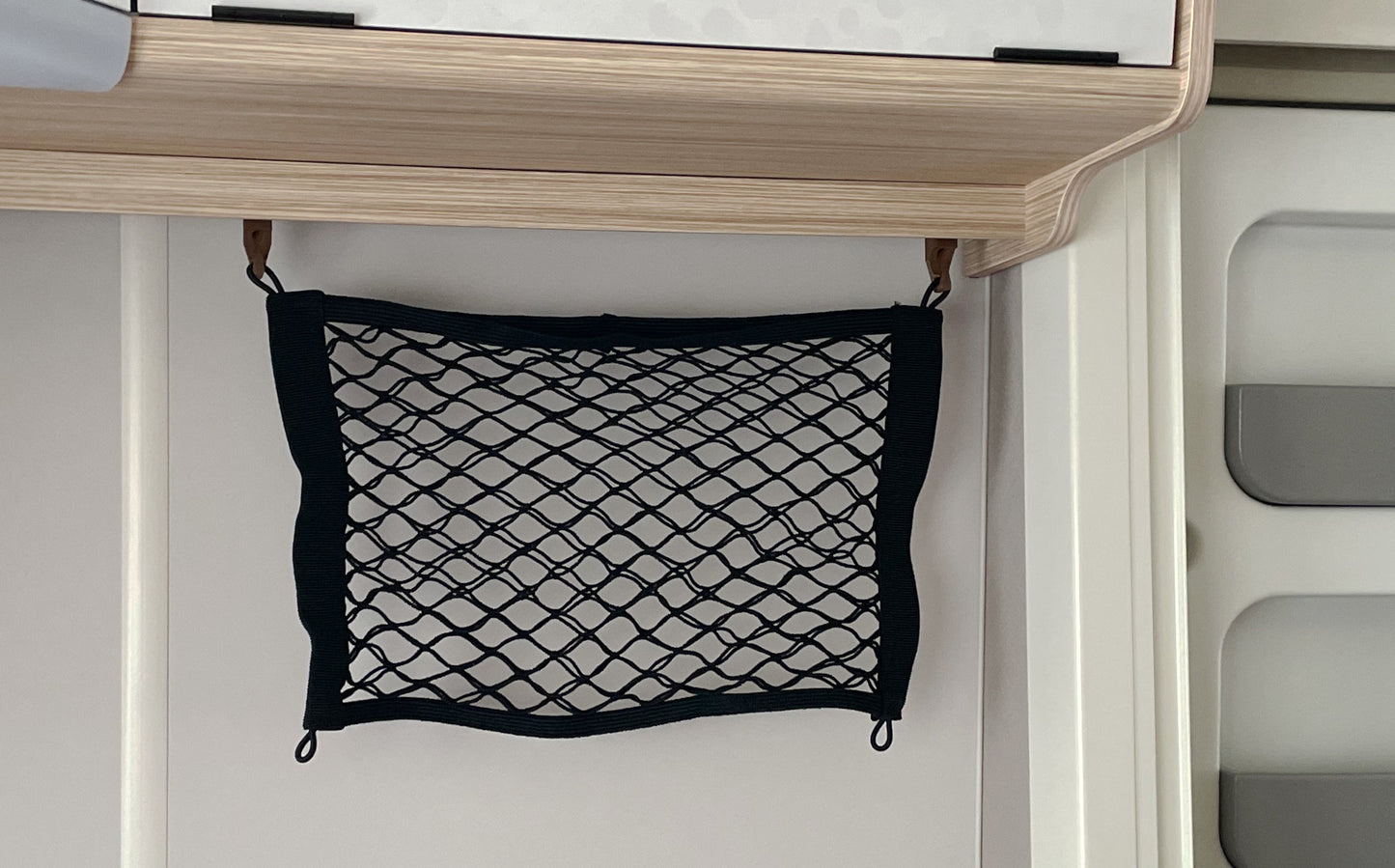 Net shelf for curtain rail for Eriba Troll, Triton and Touring