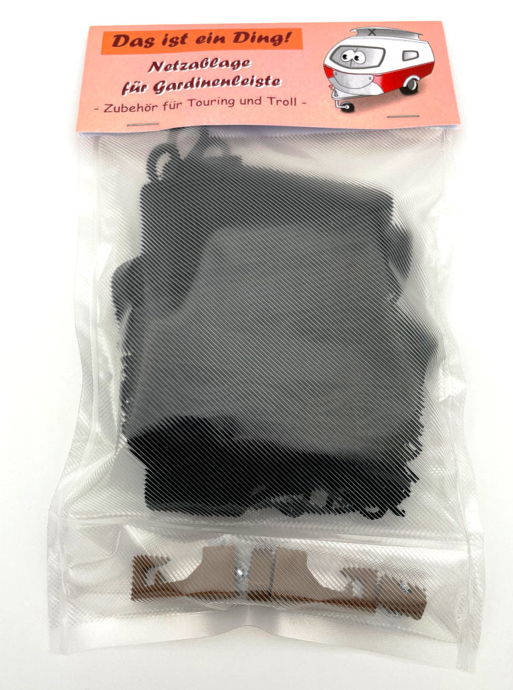 Net shelf for curtain rail for Eriba Troll, Triton and Touring