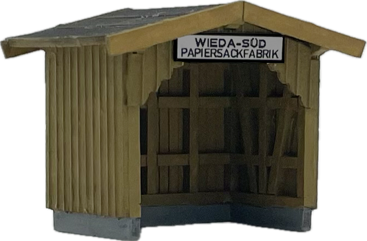 Wartehaus Haltepunkt "Papiersackfabrik" (Bausatz, TT / 1:120)