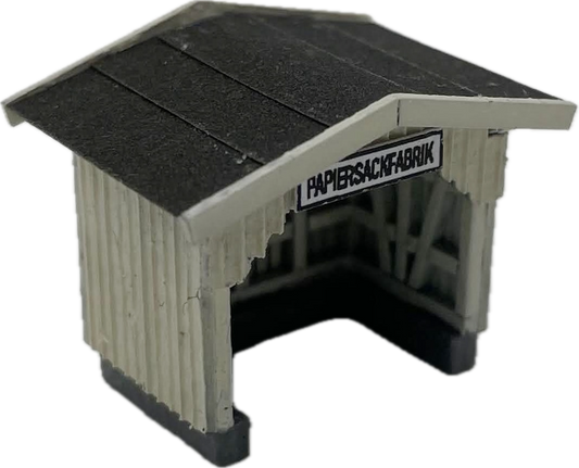 Wartehaus "Papiersackfabrik" (Bausatz, N / 1:160)
